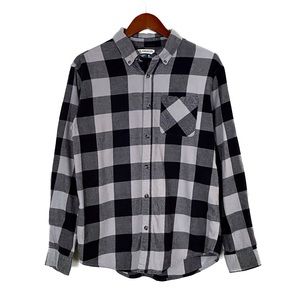 Magellan Outdoors Classic Fit Flannel Plaid Buffalo Check Button Down Shirt M